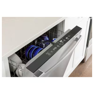 GE Dry Boost Top Control 24-in Built-In Dishwasher (Fingerprint-resistant Stainless Steel) ENERGY STAR, 52-dBA