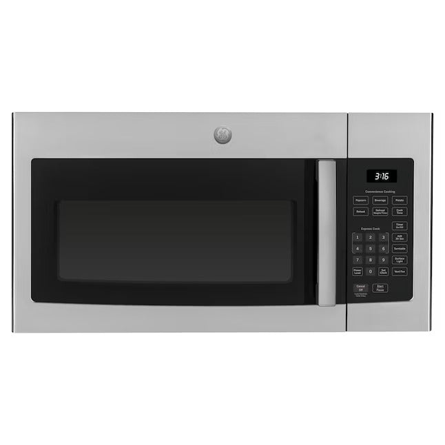 GE 1.6-cu ft 1000-Watt Over-the-Range Microwave (Stainless Steel)