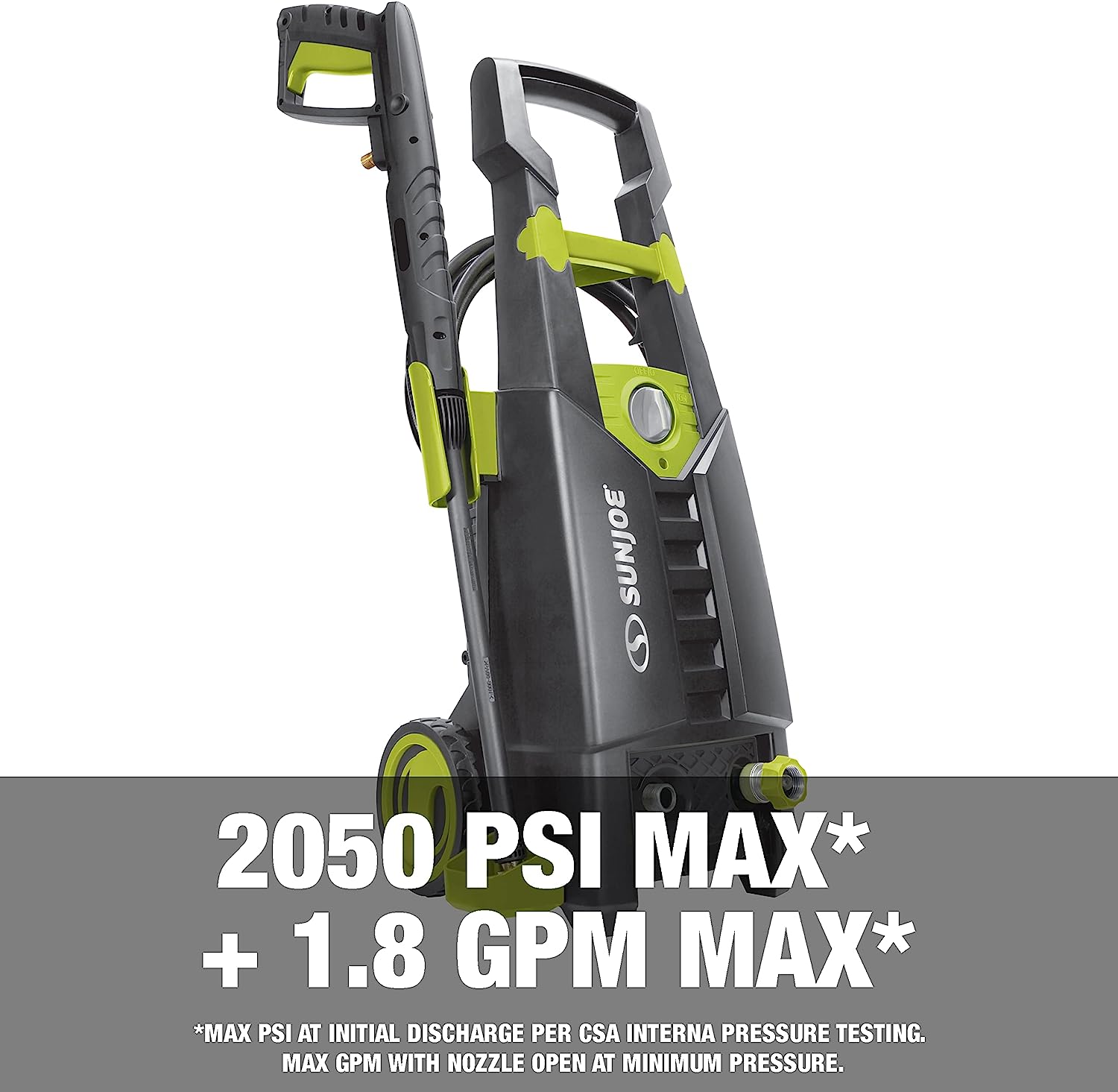 Sun Joe SPX2688-MAX Electric High Pressure Washer for Cleaning Your RV, Car, Patio, Fencing, Decking and More w/ Foam Cannon