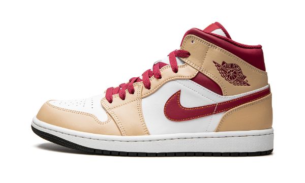 Air Jordan 1 Mid Curry Cardinal