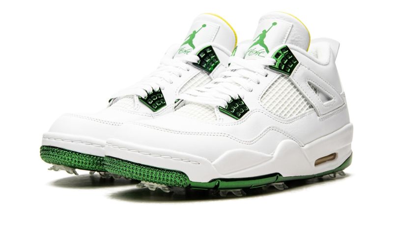 Air Jordan 4 Golf Metallic Green