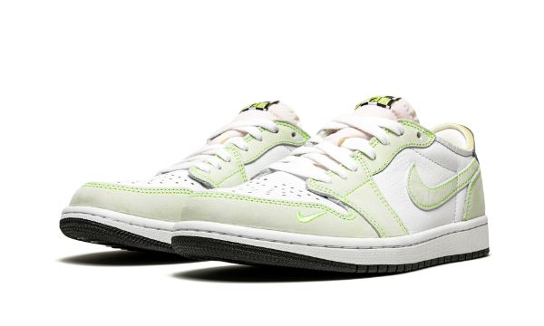 Air Jordan 1 Low White Ghost Green Black