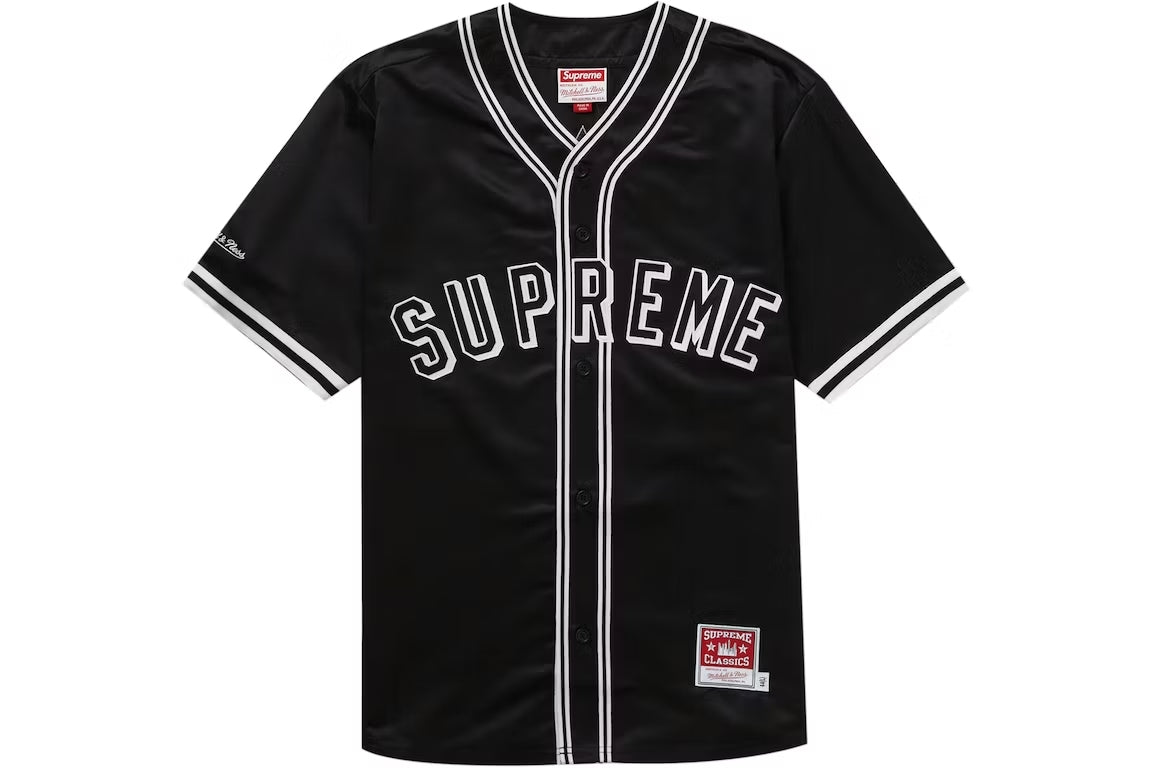 Supreme Mitchell & Ness Satin Baseball Jersey